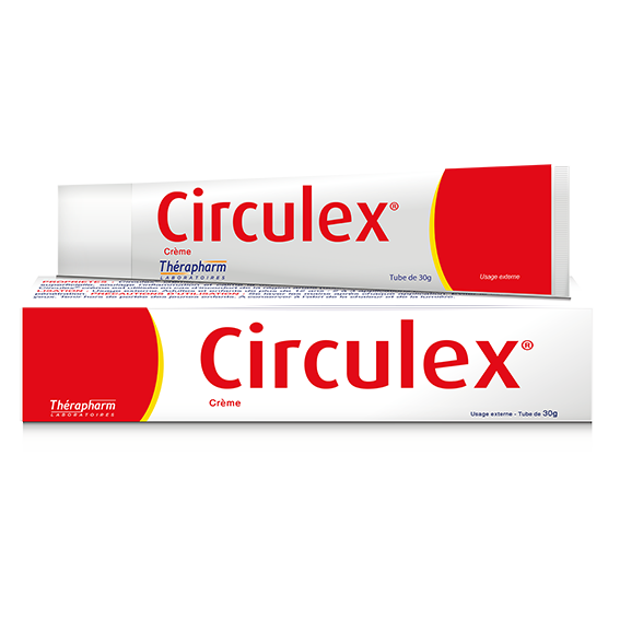 Circulex cream packaging on a white background