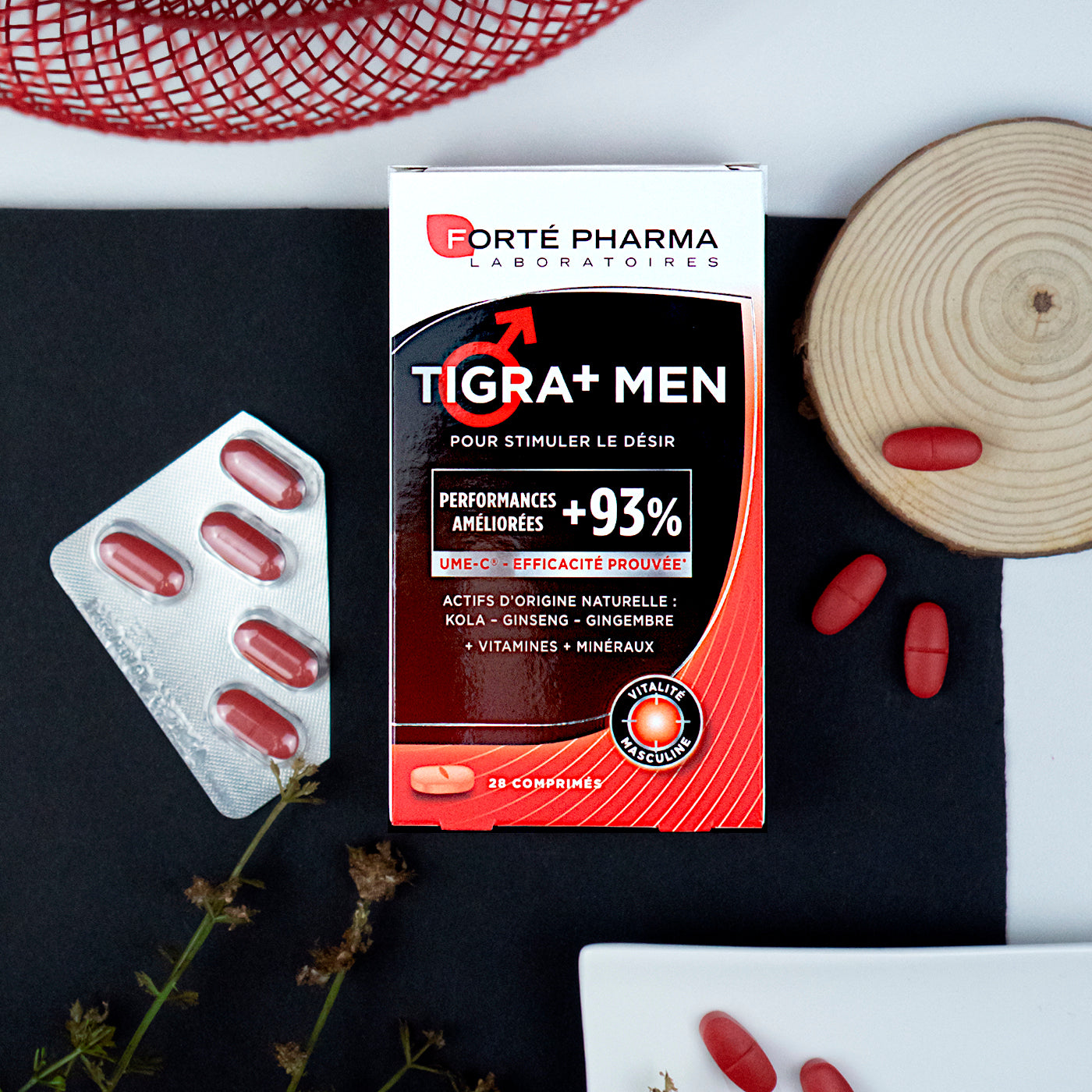 FORTÉ PHARMA Tigra+ Homme - 28 Comprimés