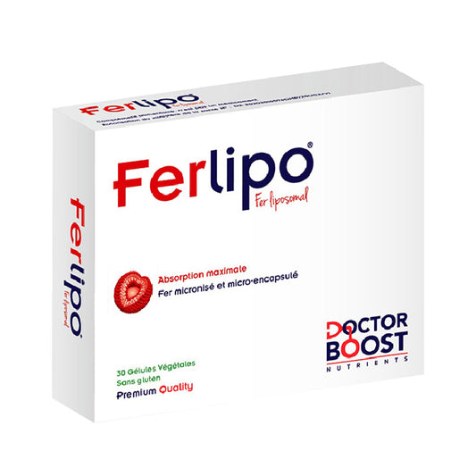 Ferlipo supplement box with Doctor Boost Nutrients branding on a white background