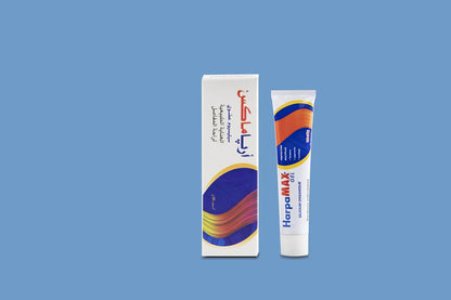 Hopenak gel tube and box on a blue background