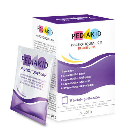 PediaKid probiotic packaging on a white background